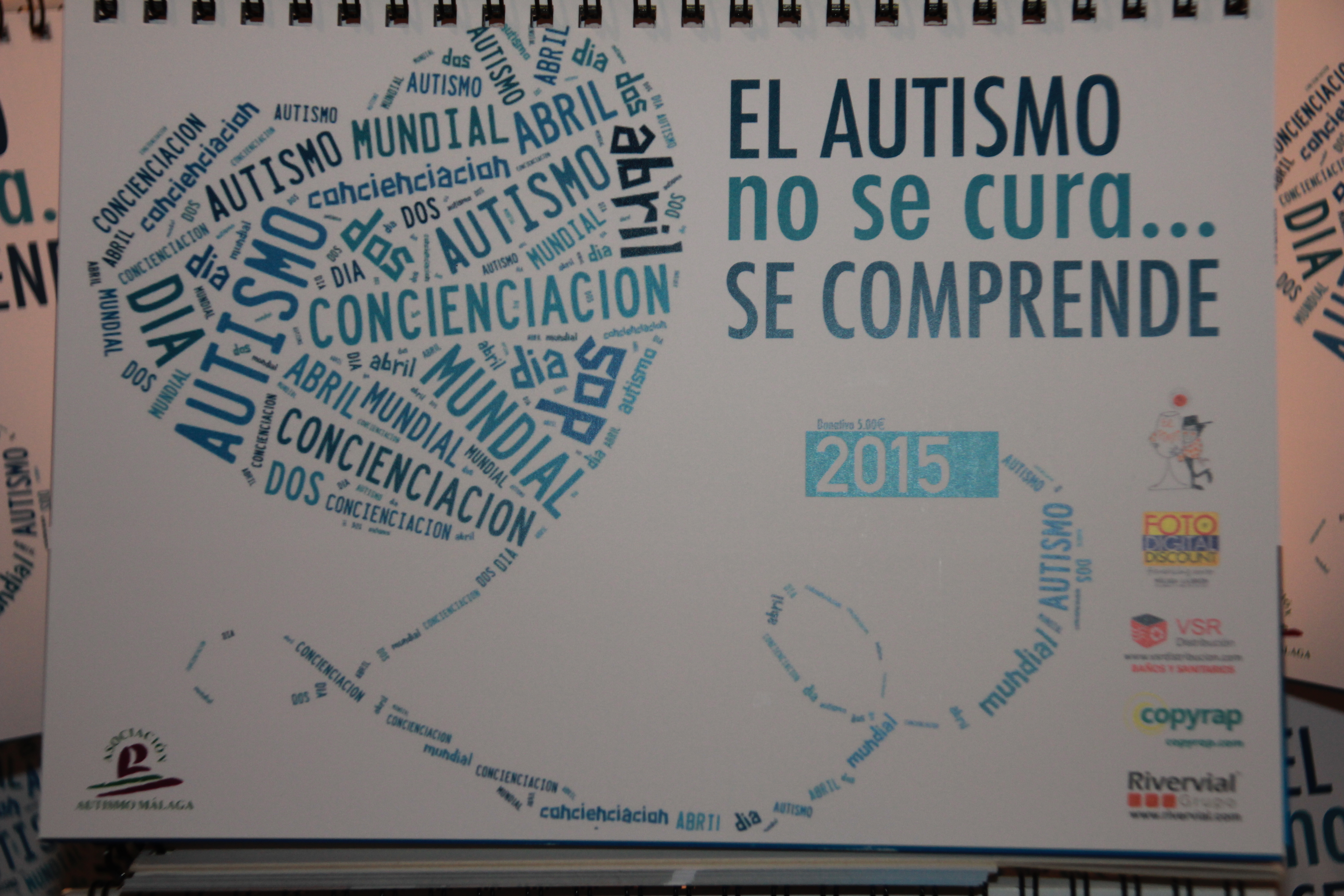 Aquí tenéis vuestro calendario Autismo Málaga 2015