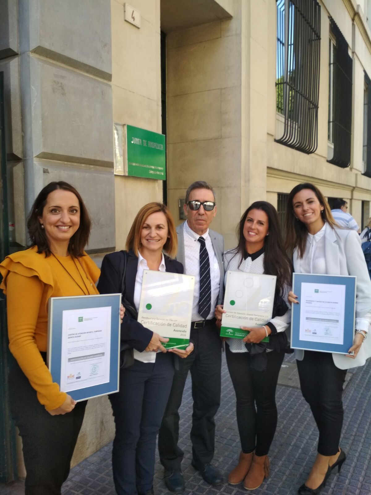 Certificado de Calidad – Agencia de Calidad Sanitaria (ACSA).