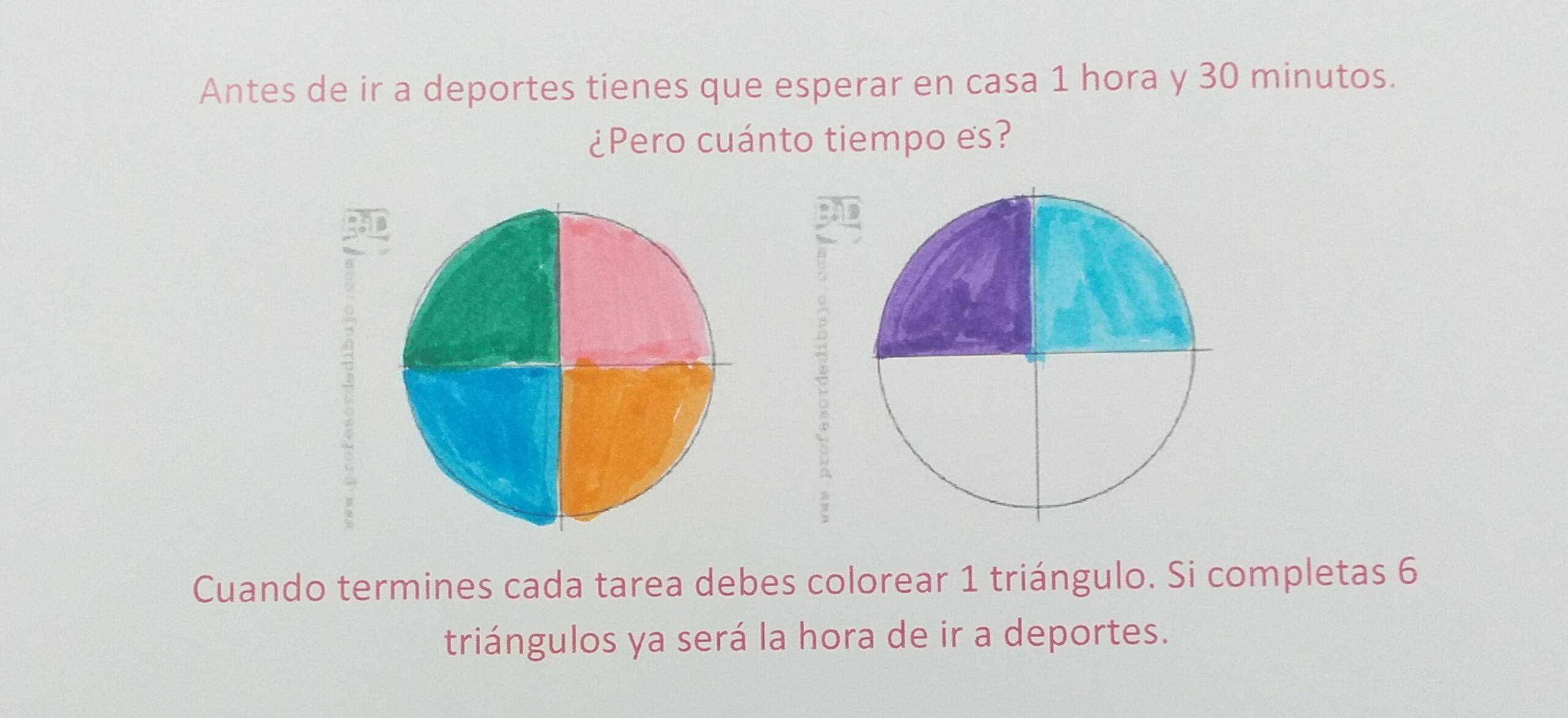 ¿Cuanto tiempo es, para alguien que aún no entiende la hora?